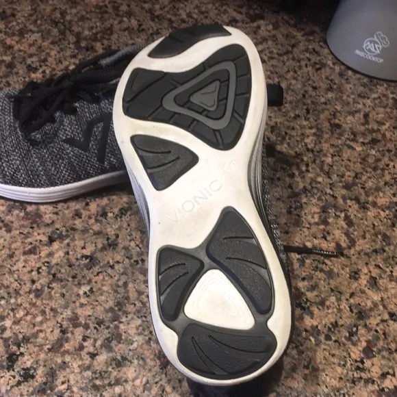 Women’s Vionic Gray/Black Athletic Sneakers. Barely worn, excellent condition. - Picture 3 of 4